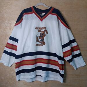 1990s Vintage Bar League Hockey Jersey - " Ice Hounds" Vintage XXL